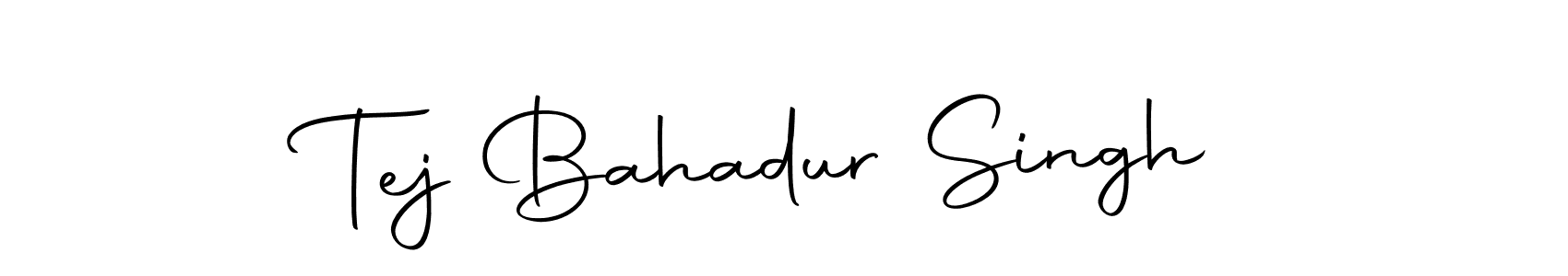 Design your own signature with our free online signature maker. With this signature software, you can create a handwritten (Autography-DOLnW) signature for name Tej Bahadur Singh. Tej Bahadur Singh signature style 10 images and pictures png