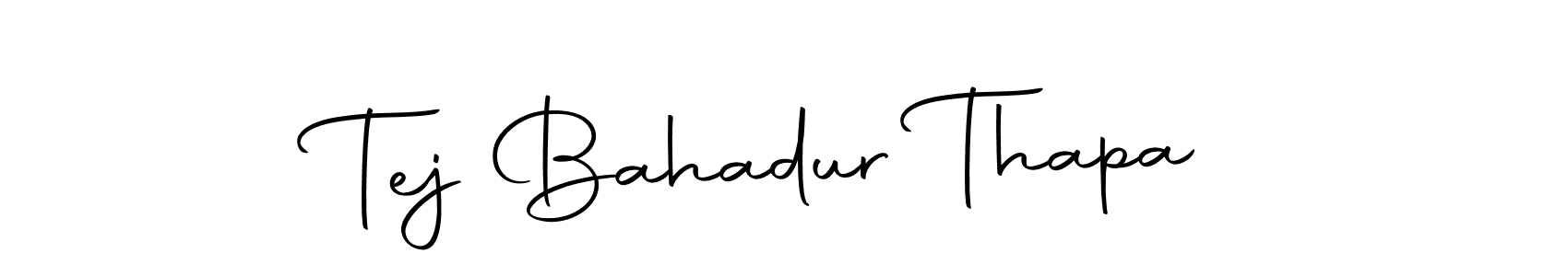 The best way (Autography-DOLnW) to make a short signature is to pick only two or three words in your name. The name Tej Bahadur Thapa include a total of six letters. For converting this name. Tej Bahadur Thapa signature style 10 images and pictures png