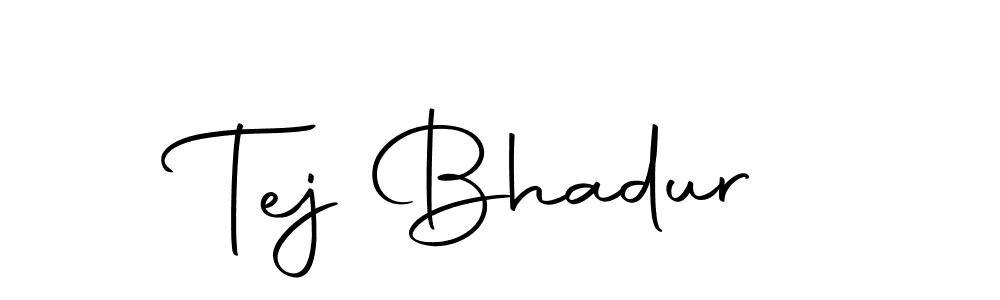 How to make Tej Bhadur signature? Autography-DOLnW is a professional autograph style. Create handwritten signature for Tej Bhadur name. Tej Bhadur signature style 10 images and pictures png