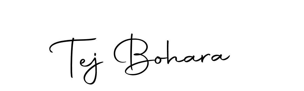 Autography-DOLnW is a professional signature style that is perfect for those who want to add a touch of class to their signature. It is also a great choice for those who want to make their signature more unique. Get Tej Bohara name to fancy signature for free. Tej Bohara signature style 10 images and pictures png