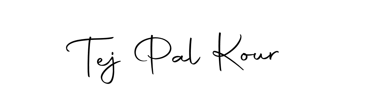 Tej Pal Kour stylish signature style. Best Handwritten Sign (Autography-DOLnW) for my name. Handwritten Signature Collection Ideas for my name Tej Pal Kour. Tej Pal Kour signature style 10 images and pictures png