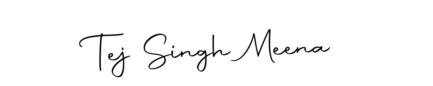 Use a signature maker to create a handwritten signature online. With this signature software, you can design (Autography-DOLnW) your own signature for name Tej Singh Meena. Tej Singh Meena signature style 10 images and pictures png