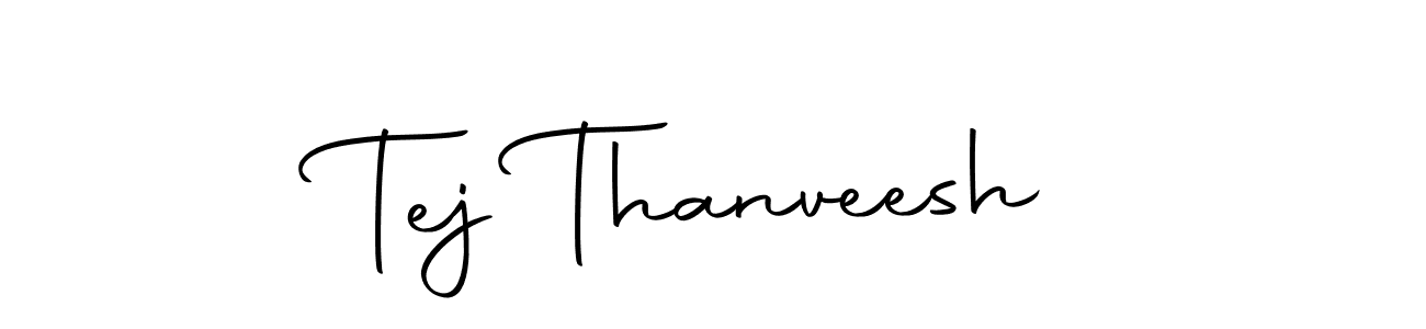 You can use this online signature creator to create a handwritten signature for the name Tej Thanveesh. This is the best online autograph maker. Tej Thanveesh signature style 10 images and pictures png