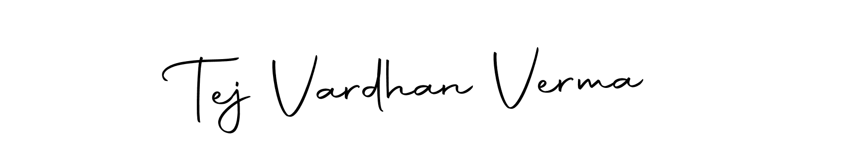 Also we have Tej Vardhan Verma name is the best signature style. Create professional handwritten signature collection using Autography-DOLnW autograph style. Tej Vardhan Verma signature style 10 images and pictures png