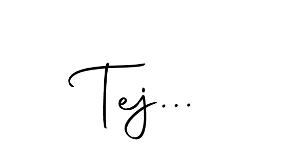 Design your own signature with our free online signature maker. With this signature software, you can create a handwritten (Autography-DOLnW) signature for name Tej.... Tej... signature style 10 images and pictures png