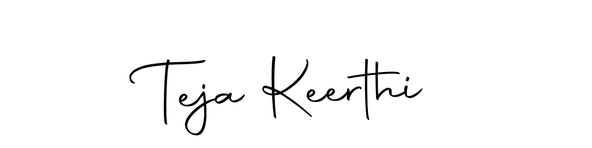 Here are the top 10 professional signature styles for the name Teja Keerthi. These are the best autograph styles you can use for your name. Teja Keerthi signature style 10 images and pictures png