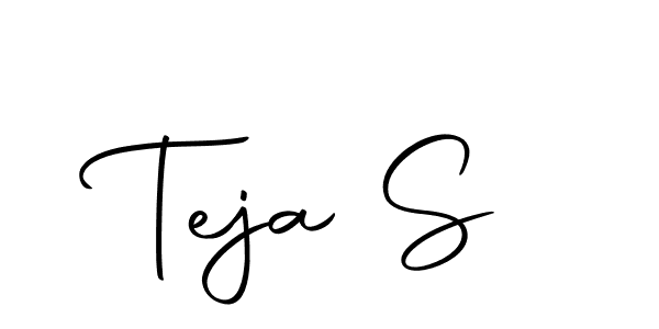 Teja S stylish signature style. Best Handwritten Sign (Autography-DOLnW) for my name. Handwritten Signature Collection Ideas for my name Teja S. Teja S signature style 10 images and pictures png