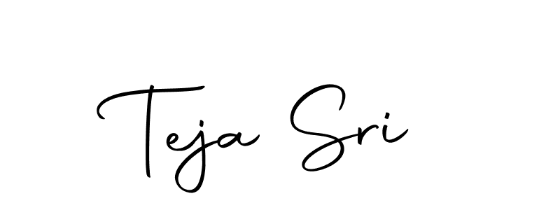 You should practise on your own different ways (Autography-DOLnW) to write your name (Teja Sri) in signature. don't let someone else do it for you. Teja Sri signature style 10 images and pictures png