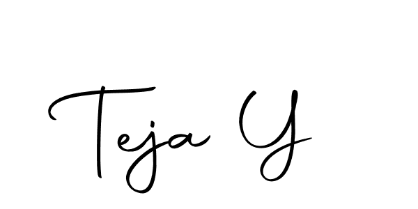 You can use this online signature creator to create a handwritten signature for the name Teja Y. This is the best online autograph maker. Teja Y signature style 10 images and pictures png