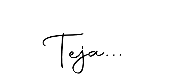 Once you've used our free online signature maker to create your best signature Autography-DOLnW style, it's time to enjoy all of the benefits that Teja... name signing documents. Teja... signature style 10 images and pictures png