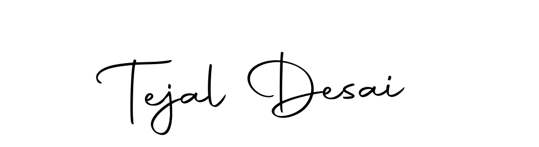 Create a beautiful signature design for name Tejal Desai. With this signature (Autography-DOLnW) fonts, you can make a handwritten signature for free. Tejal Desai signature style 10 images and pictures png