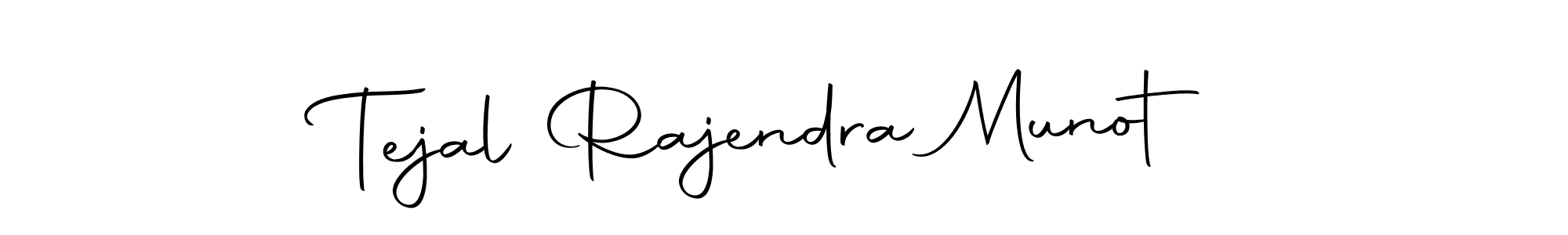 It looks lik you need a new signature style for name Tejal Rajendra Munot. Design unique handwritten (Autography-DOLnW) signature with our free signature maker in just a few clicks. Tejal Rajendra Munot signature style 10 images and pictures png