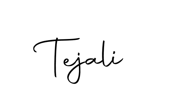 You should practise on your own different ways (Autography-DOLnW) to write your name (Tejali) in signature. don't let someone else do it for you. Tejali signature style 10 images and pictures png