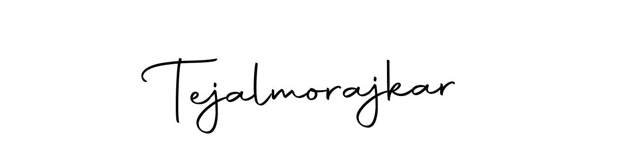 How to make Tejalmorajkar name signature. Use Autography-DOLnW style for creating short signs online. This is the latest handwritten sign. Tejalmorajkar signature style 10 images and pictures png