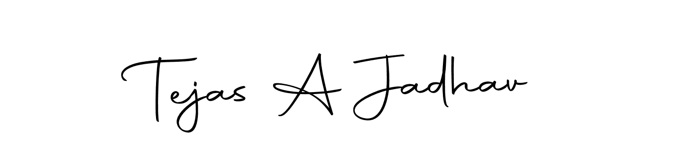 Tejas A Jadhav stylish signature style. Best Handwritten Sign (Autography-DOLnW) for my name. Handwritten Signature Collection Ideas for my name Tejas A Jadhav. Tejas A Jadhav signature style 10 images and pictures png