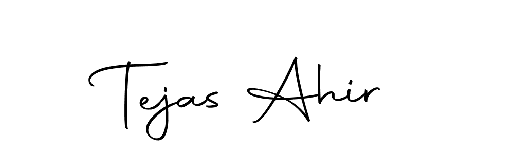 This is the best signature style for the Tejas Ahir name. Also you like these signature font (Autography-DOLnW). Mix name signature. Tejas Ahir signature style 10 images and pictures png