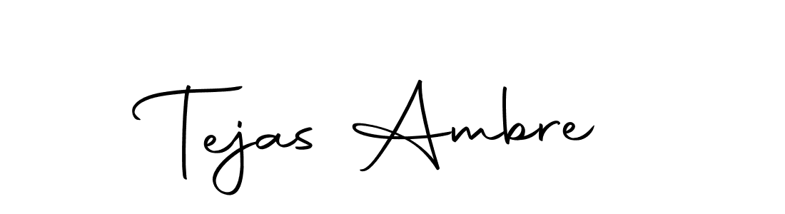 You should practise on your own different ways (Autography-DOLnW) to write your name (Tejas Ambre) in signature. don't let someone else do it for you. Tejas Ambre signature style 10 images and pictures png