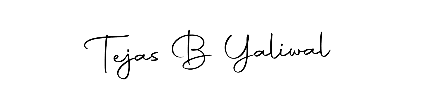 Use a signature maker to create a handwritten signature online. With this signature software, you can design (Autography-DOLnW) your own signature for name Tejas B Yaliwal. Tejas B Yaliwal signature style 10 images and pictures png