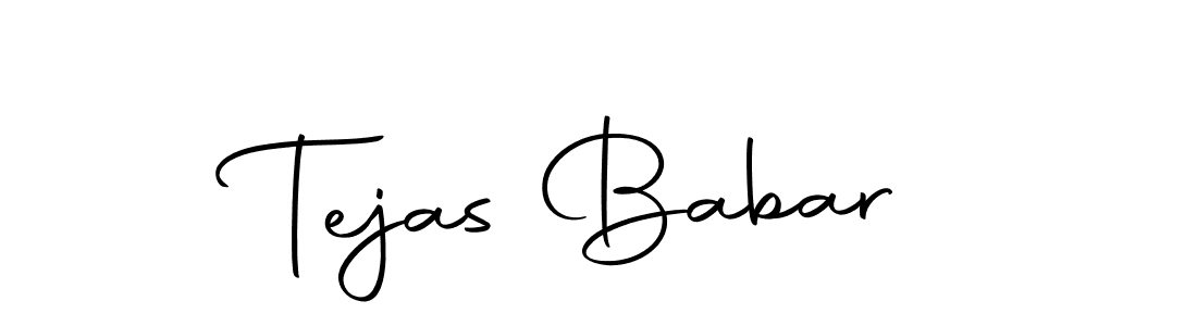 Design your own signature with our free online signature maker. With this signature software, you can create a handwritten (Autography-DOLnW) signature for name Tejas Babar. Tejas Babar signature style 10 images and pictures png