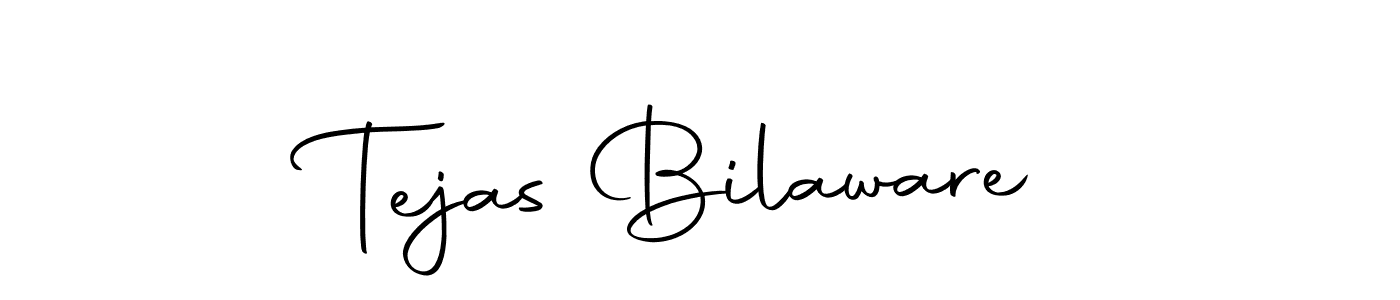 if you are searching for the best signature style for your name Tejas Bilaware. so please give up your signature search. here we have designed multiple signature styles  using Autography-DOLnW. Tejas Bilaware signature style 10 images and pictures png