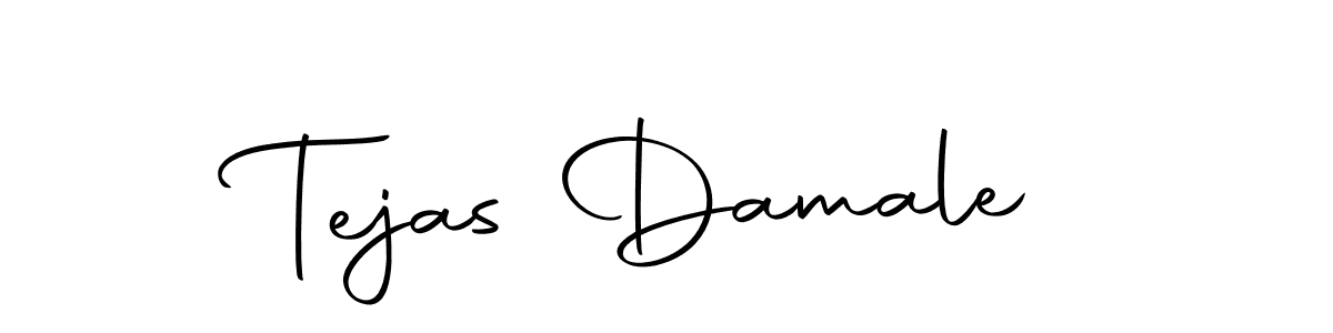 Design your own signature with our free online signature maker. With this signature software, you can create a handwritten (Autography-DOLnW) signature for name Tejas Damale. Tejas Damale signature style 10 images and pictures png