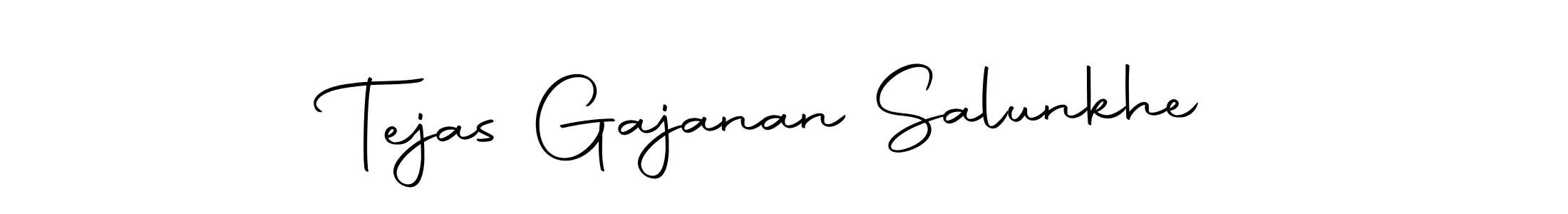 The best way (Autography-DOLnW) to make a short signature is to pick only two or three words in your name. The name Tejas Gajanan Salunkhe include a total of six letters. For converting this name. Tejas Gajanan Salunkhe signature style 10 images and pictures png