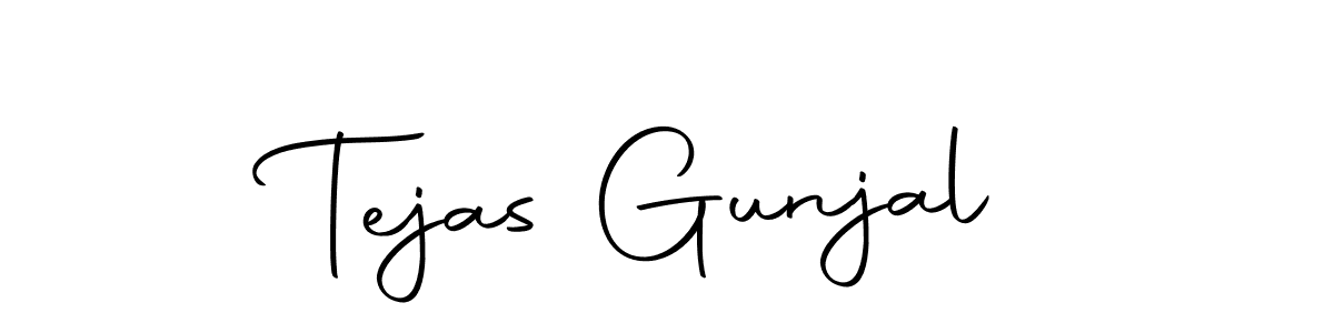 Make a beautiful signature design for name Tejas Gunjal. Use this online signature maker to create a handwritten signature for free. Tejas Gunjal signature style 10 images and pictures png