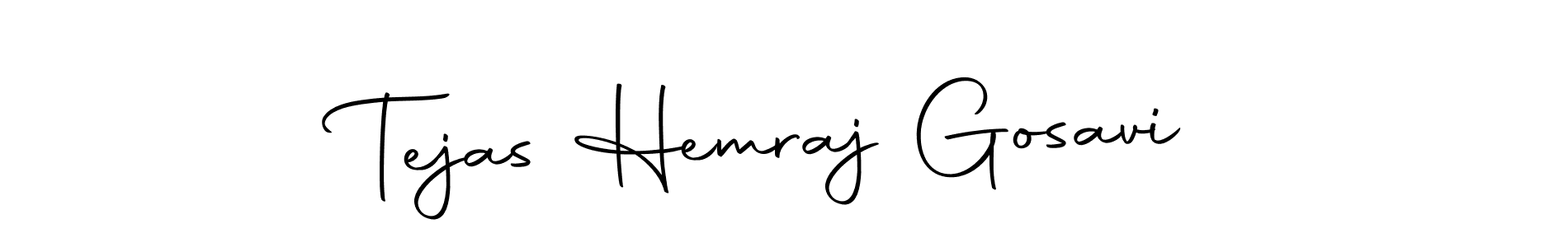 You can use this online signature creator to create a handwritten signature for the name Tejas Hemraj Gosavi. This is the best online autograph maker. Tejas Hemraj Gosavi signature style 10 images and pictures png