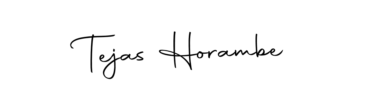How to make Tejas Horambe signature? Autography-DOLnW is a professional autograph style. Create handwritten signature for Tejas Horambe name. Tejas Horambe signature style 10 images and pictures png