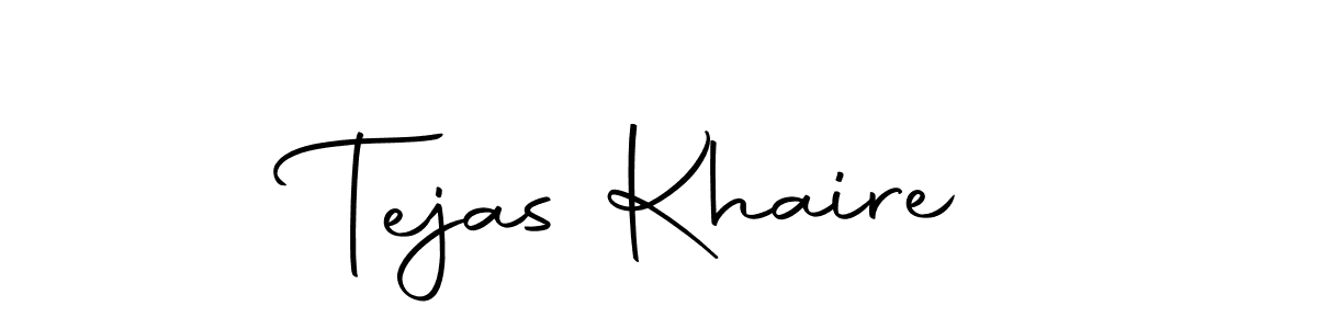 Make a beautiful signature design for name Tejas Khaire. Use this online signature maker to create a handwritten signature for free. Tejas Khaire signature style 10 images and pictures png