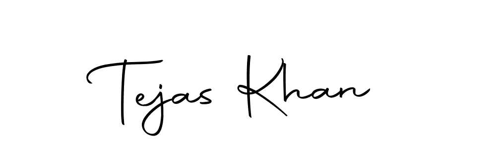 Create a beautiful signature design for name Tejas Khan. With this signature (Autography-DOLnW) fonts, you can make a handwritten signature for free. Tejas Khan signature style 10 images and pictures png