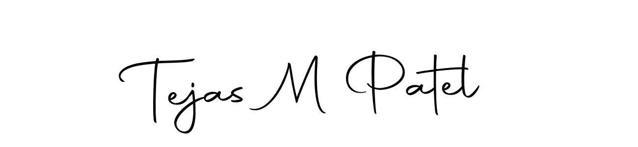 Design your own signature with our free online signature maker. With this signature software, you can create a handwritten (Autography-DOLnW) signature for name Tejas M Patel. Tejas M Patel signature style 10 images and pictures png