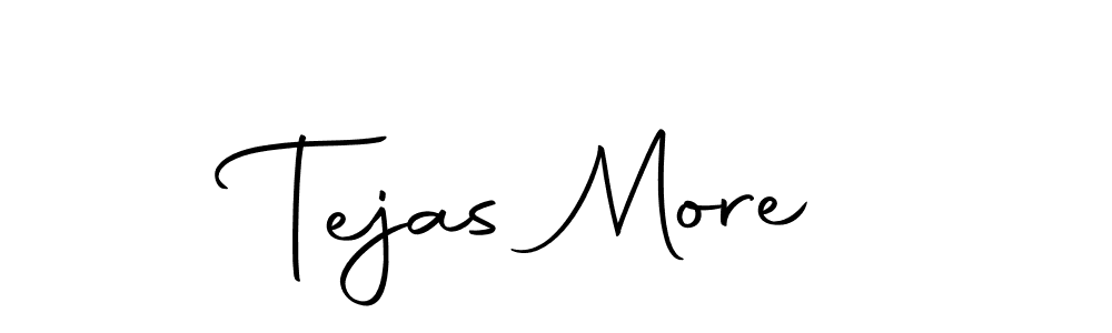 The best way (Autography-DOLnW) to make a short signature is to pick only two or three words in your name. The name Tejas More include a total of six letters. For converting this name. Tejas More signature style 10 images and pictures png