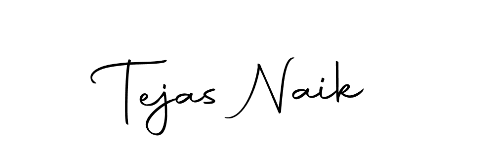 Design your own signature with our free online signature maker. With this signature software, you can create a handwritten (Autography-DOLnW) signature for name Tejas Naik. Tejas Naik signature style 10 images and pictures png
