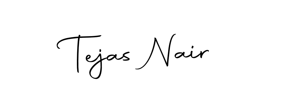 You should practise on your own different ways (Autography-DOLnW) to write your name (Tejas Nair) in signature. don't let someone else do it for you. Tejas Nair signature style 10 images and pictures png