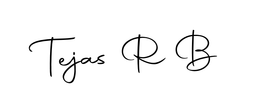 Make a beautiful signature design for name Tejas R B. Use this online signature maker to create a handwritten signature for free. Tejas R B signature style 10 images and pictures png