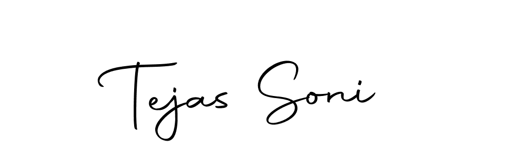 You should practise on your own different ways (Autography-DOLnW) to write your name (Tejas Soni) in signature. don't let someone else do it for you. Tejas Soni signature style 10 images and pictures png