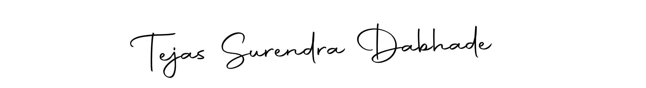 It looks lik you need a new signature style for name Tejas Surendra Dabhade. Design unique handwritten (Autography-DOLnW) signature with our free signature maker in just a few clicks. Tejas Surendra Dabhade signature style 10 images and pictures png