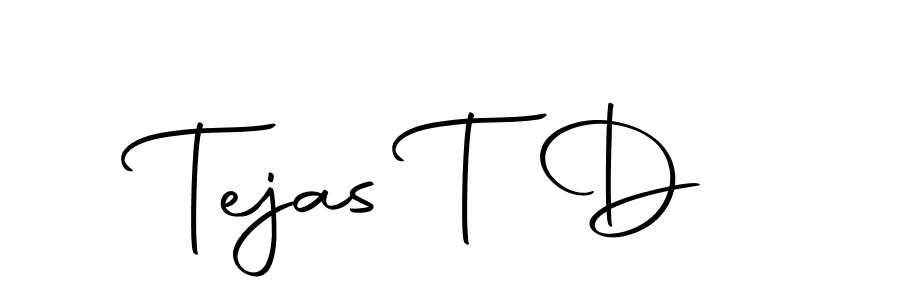 Also we have Tejas T D name is the best signature style. Create professional handwritten signature collection using Autography-DOLnW autograph style. Tejas T D signature style 10 images and pictures png