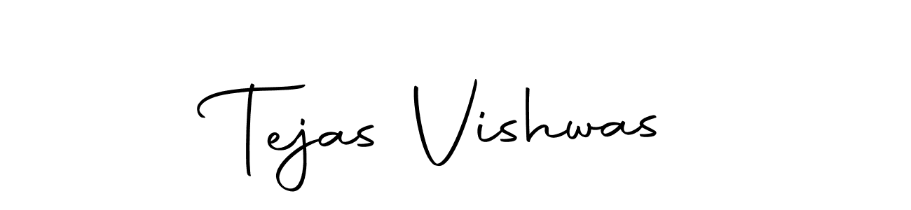 Create a beautiful signature design for name Tejas Vishwas. With this signature (Autography-DOLnW) fonts, you can make a handwritten signature for free. Tejas Vishwas signature style 10 images and pictures png