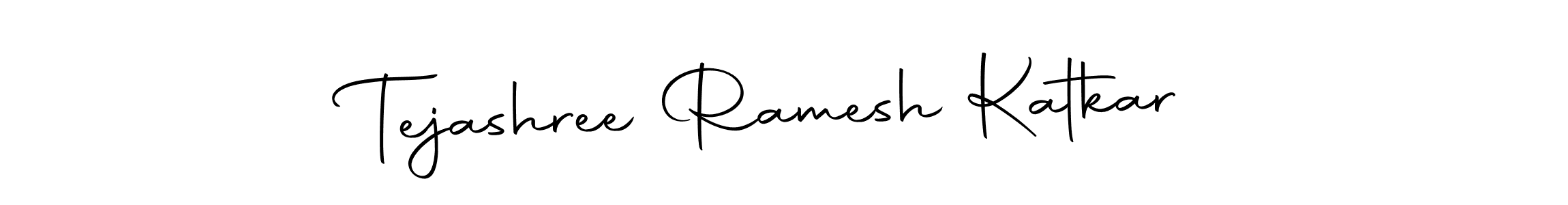 Make a beautiful signature design for name Tejashree Ramesh Katkar. Use this online signature maker to create a handwritten signature for free. Tejashree Ramesh Katkar signature style 10 images and pictures png