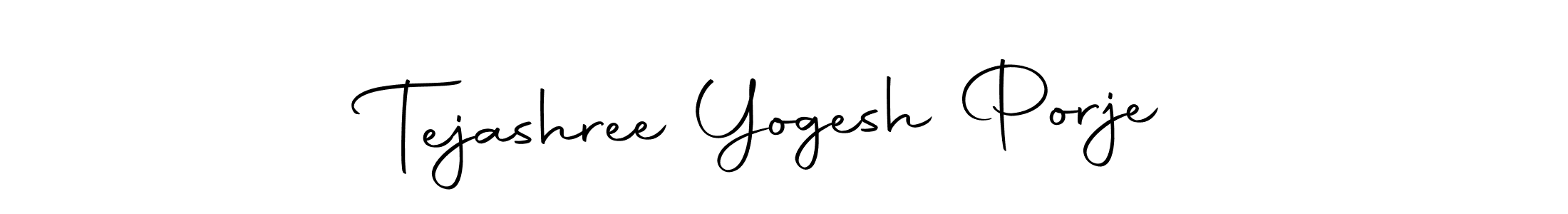 The best way (Autography-DOLnW) to make a short signature is to pick only two or three words in your name. The name Tejashree Yogesh Porje include a total of six letters. For converting this name. Tejashree Yogesh Porje signature style 10 images and pictures png