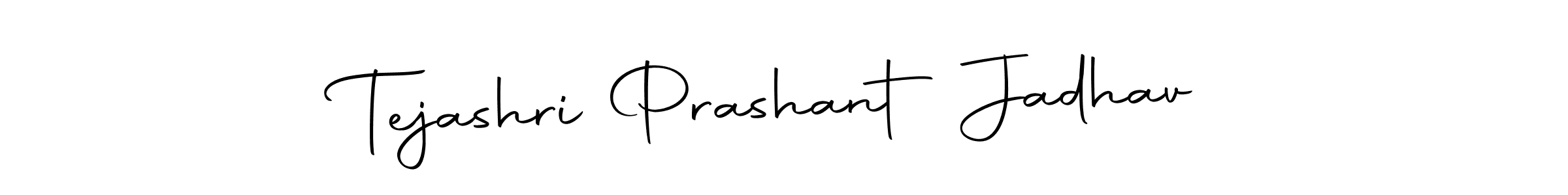 Create a beautiful signature design for name Tejashri Prashant Jadhav. With this signature (Autography-DOLnW) fonts, you can make a handwritten signature for free. Tejashri Prashant Jadhav signature style 10 images and pictures png