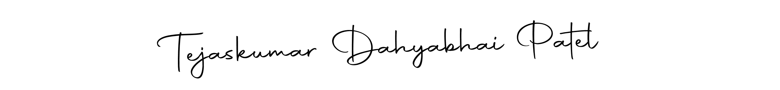 Tejaskumar Dahyabhai Patel stylish signature style. Best Handwritten Sign (Autography-DOLnW) for my name. Handwritten Signature Collection Ideas for my name Tejaskumar Dahyabhai Patel. Tejaskumar Dahyabhai Patel signature style 10 images and pictures png