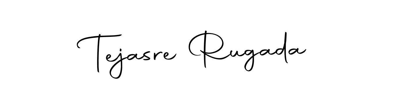 The best way (Autography-DOLnW) to make a short signature is to pick only two or three words in your name. The name Tejasre Rugada include a total of six letters. For converting this name. Tejasre Rugada signature style 10 images and pictures png