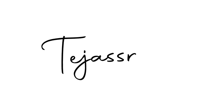 You can use this online signature creator to create a handwritten signature for the name Tejassr. This is the best online autograph maker. Tejassr signature style 10 images and pictures png