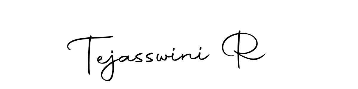 The best way (Autography-DOLnW) to make a short signature is to pick only two or three words in your name. The name Tejasswini R include a total of six letters. For converting this name. Tejasswini R signature style 10 images and pictures png