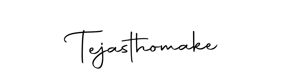 Create a beautiful signature design for name Tejasthomake. With this signature (Autography-DOLnW) fonts, you can make a handwritten signature for free. Tejasthomake signature style 10 images and pictures png