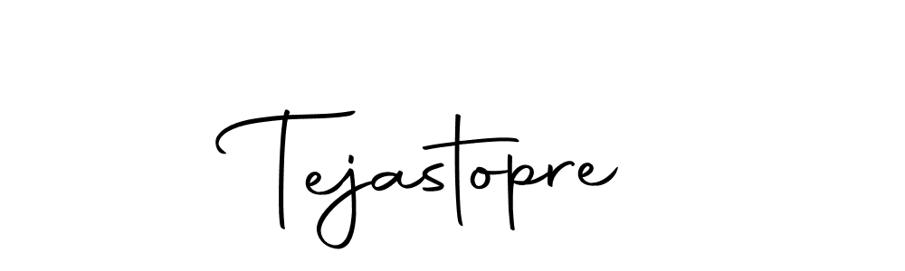Design your own signature with our free online signature maker. With this signature software, you can create a handwritten (Autography-DOLnW) signature for name Tejastopre. Tejastopre signature style 10 images and pictures png