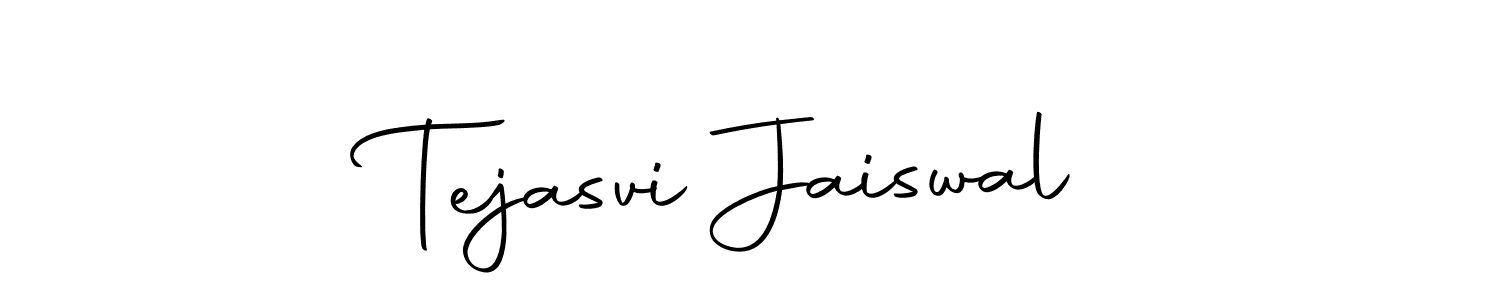 if you are searching for the best signature style for your name Tejasvi Jaiswal. so please give up your signature search. here we have designed multiple signature styles  using Autography-DOLnW. Tejasvi Jaiswal signature style 10 images and pictures png